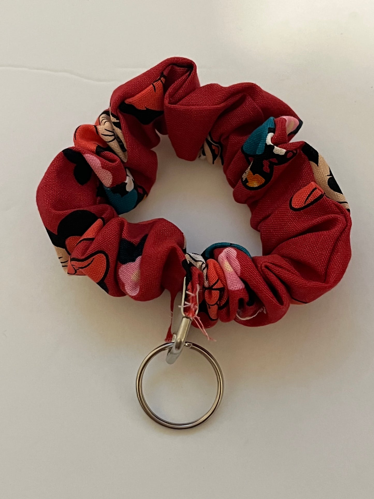 Scrunchie key fobs