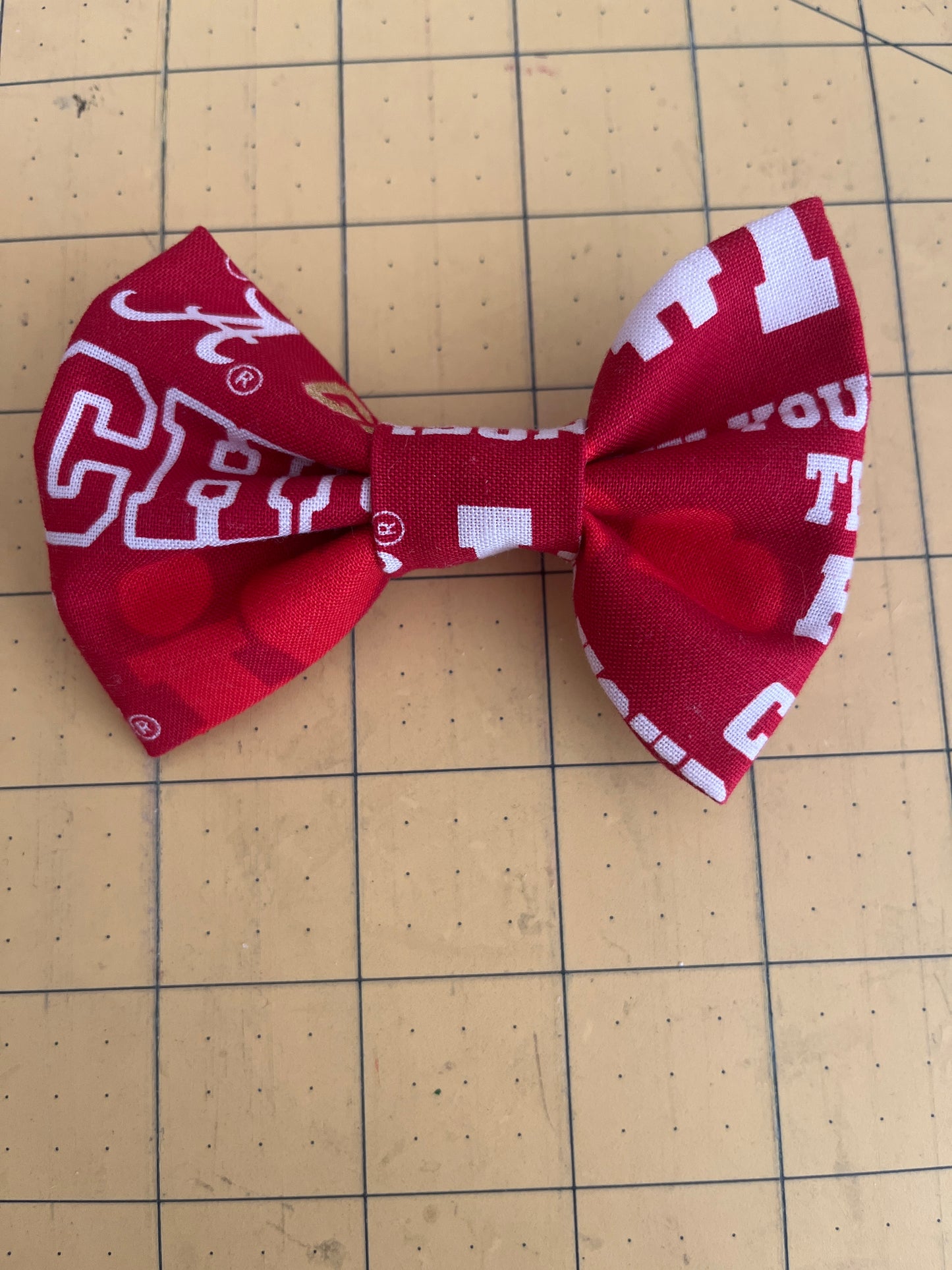 Fabric Bow Clips