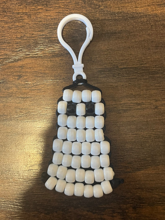 Ghost Beaded Bag Charms