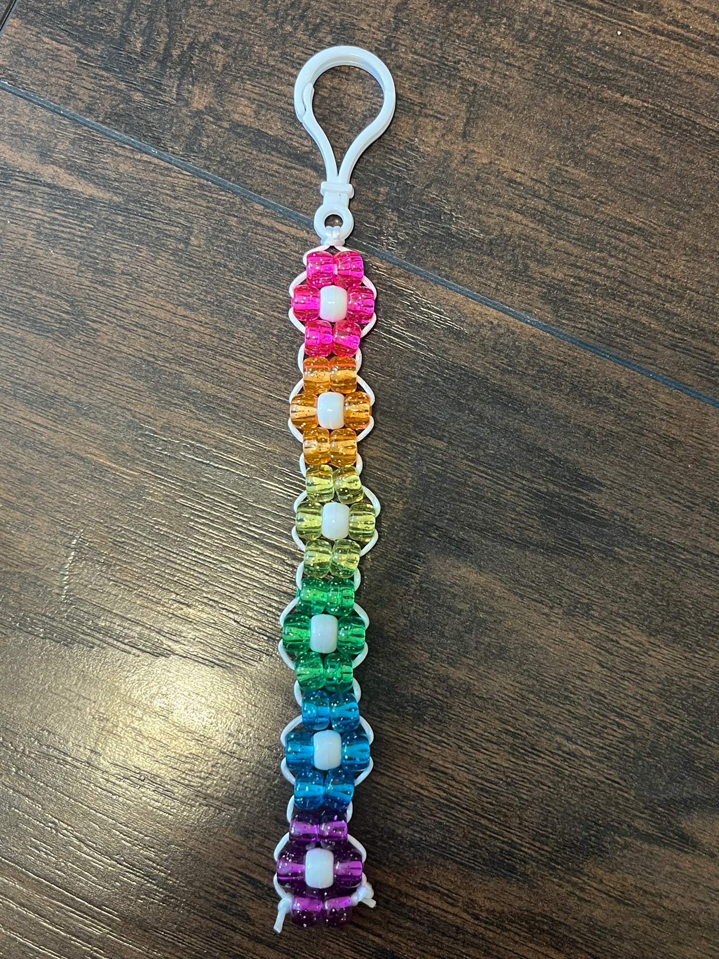 Daisy Chain Beaded Bag Charms
