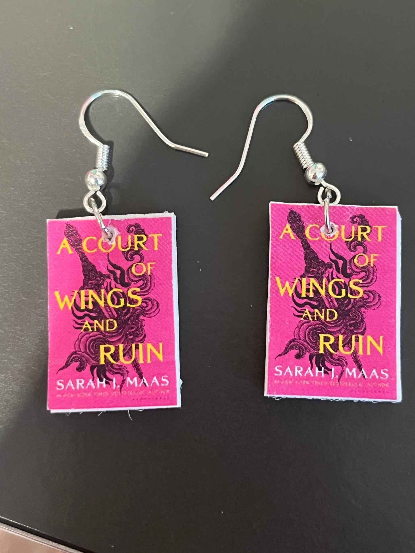 Book Earrings