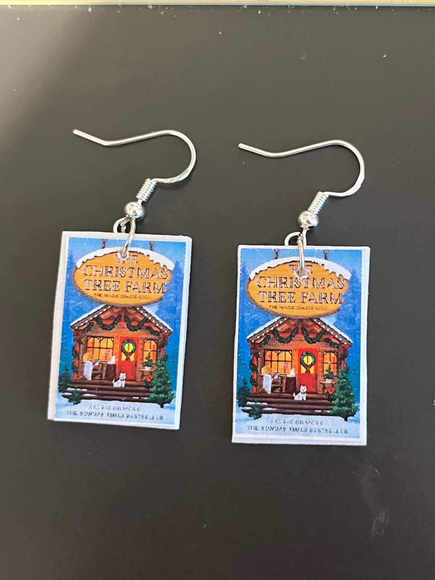 Book Earrings