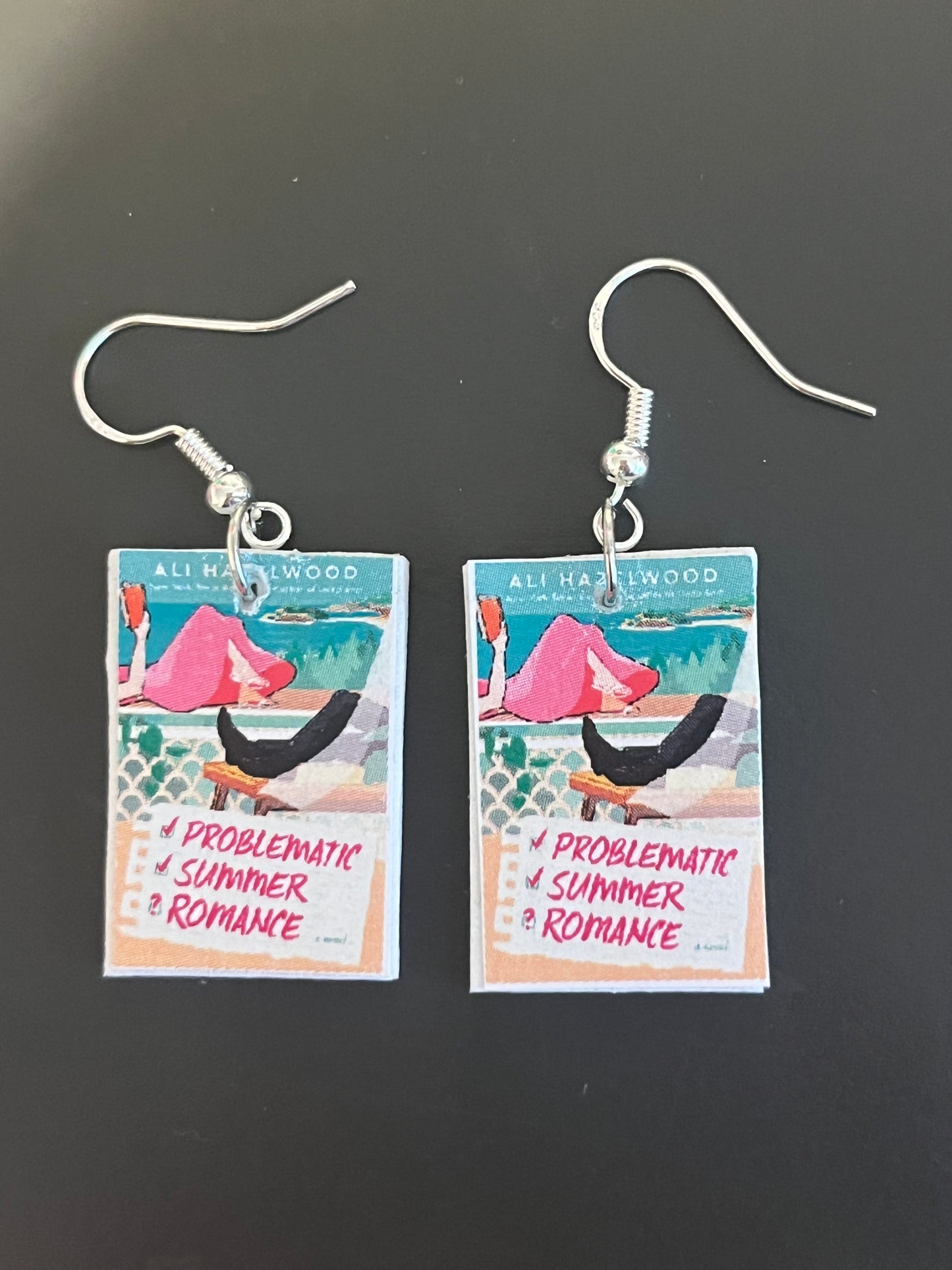 Book Earrings