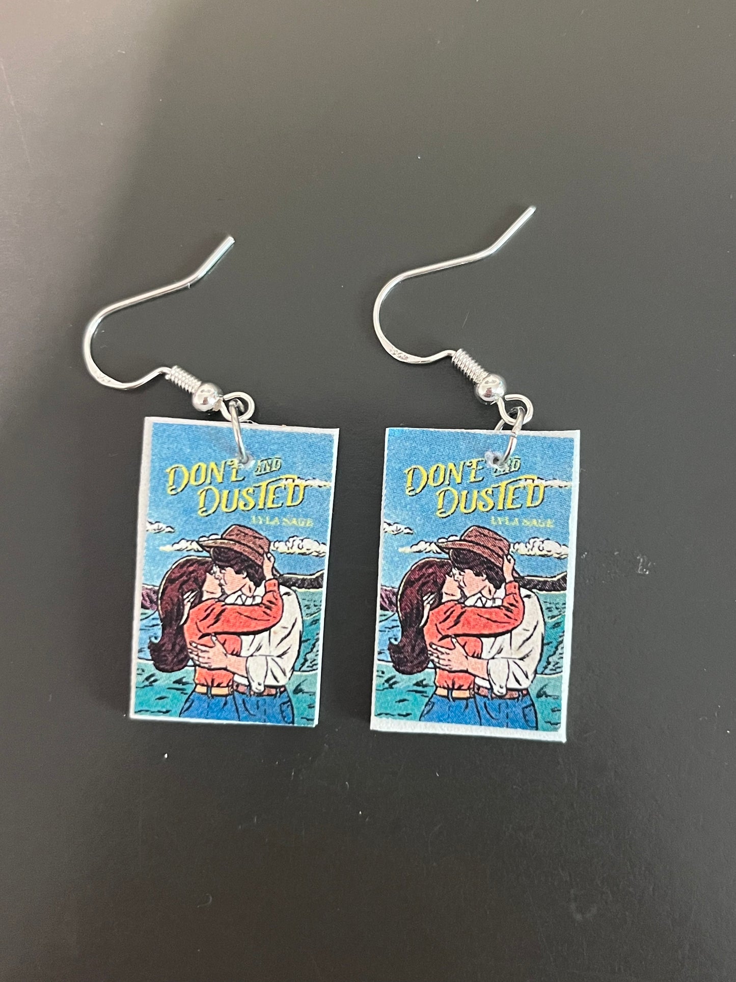 Book Earrings