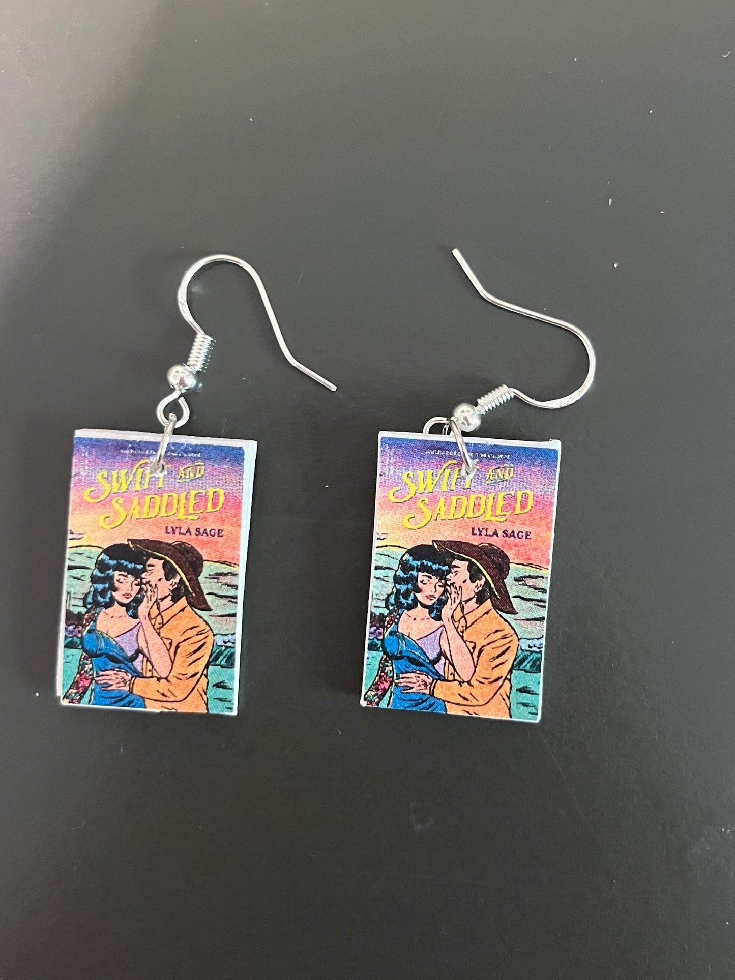 Book Earrings