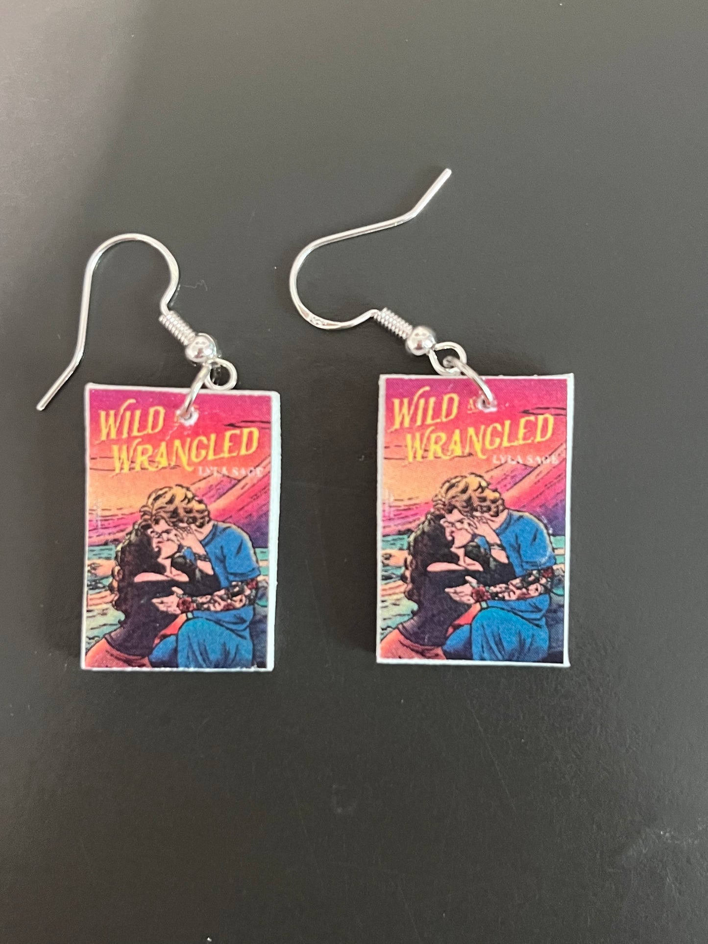 Book Earrings