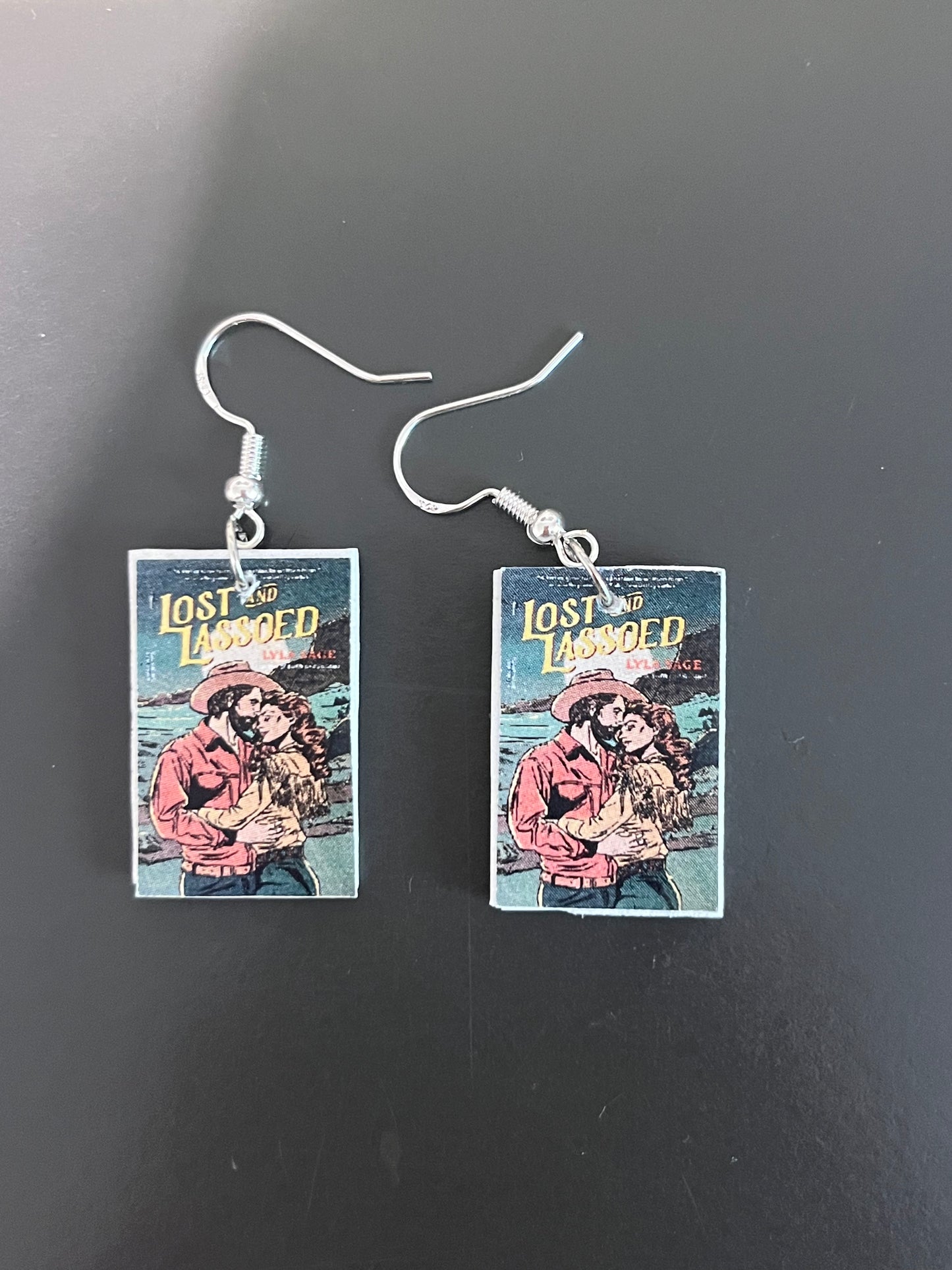 Book Earrings