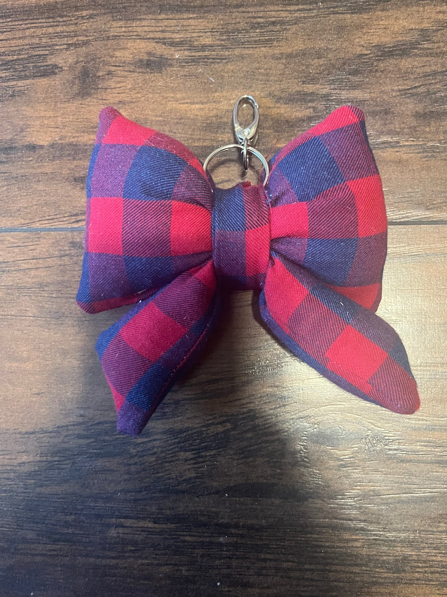Puffy Bow Keychain