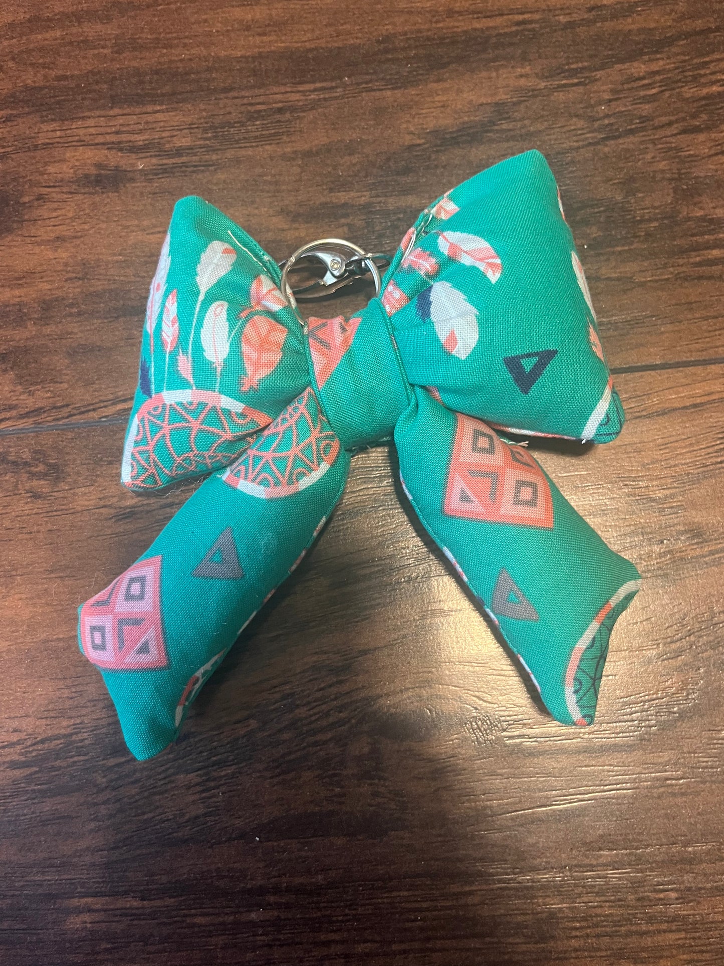 Puffy Bow Keychain