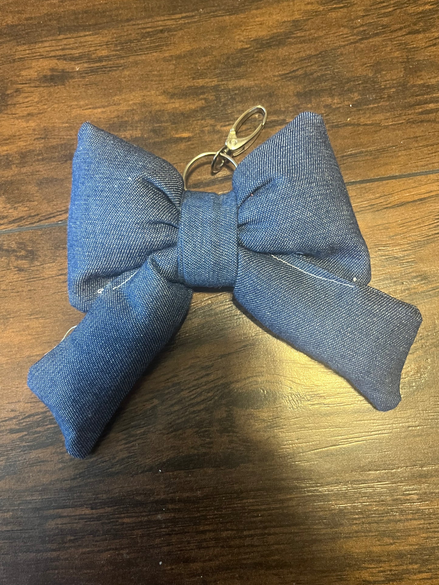 Puffy Bow Keychain