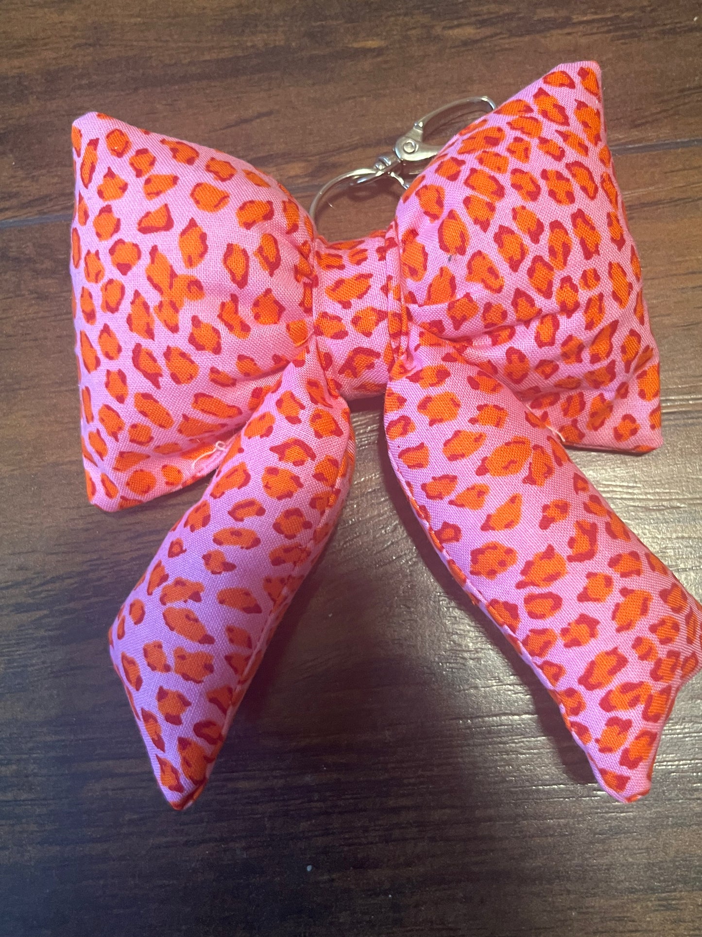 Puffy Bow Keychain