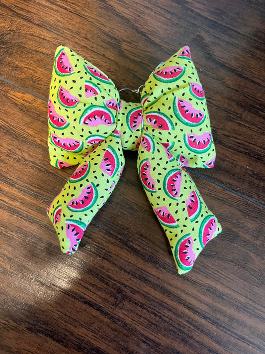 Puffy Bow Keychain