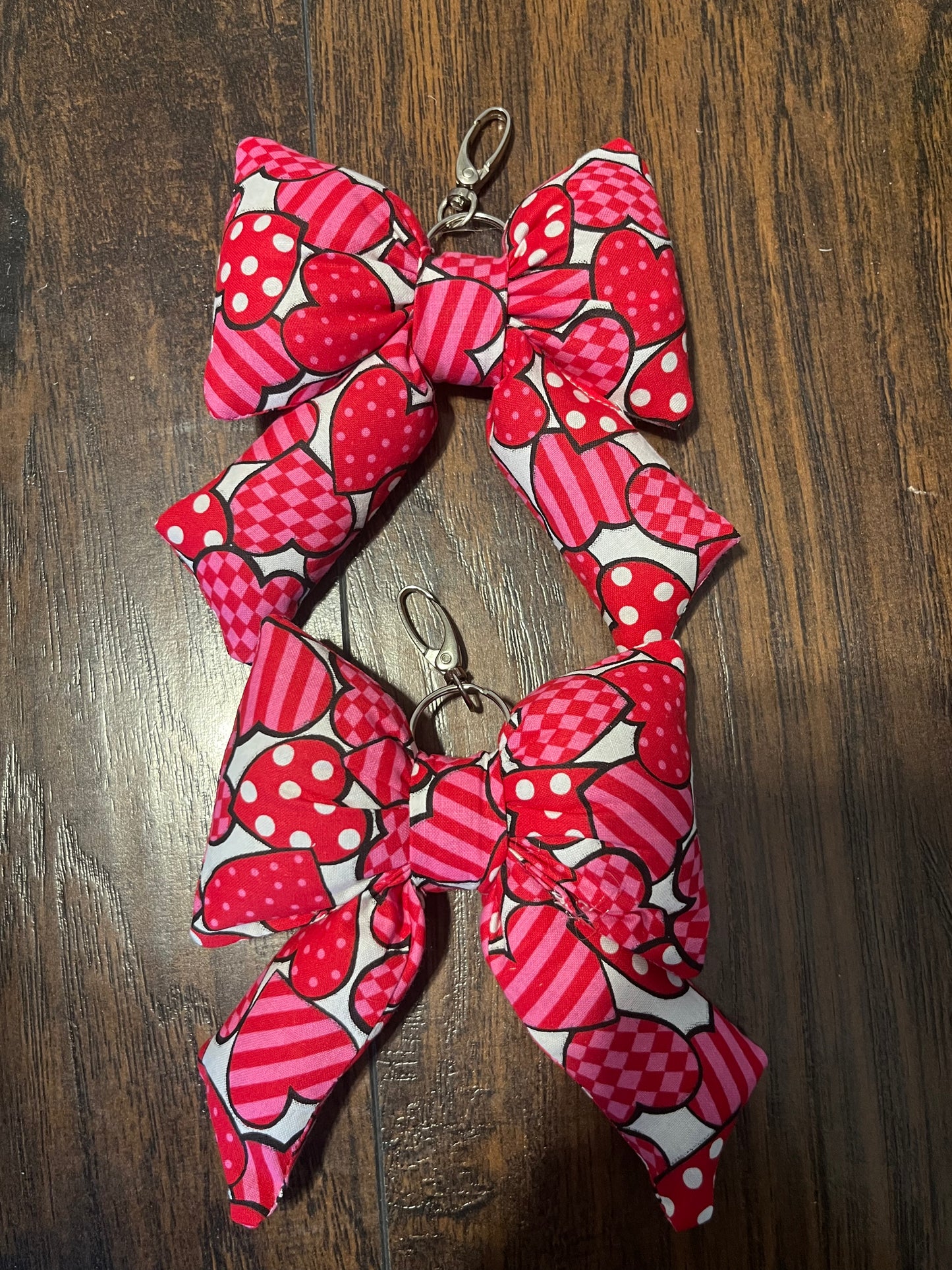 Puffy Bow Keychain