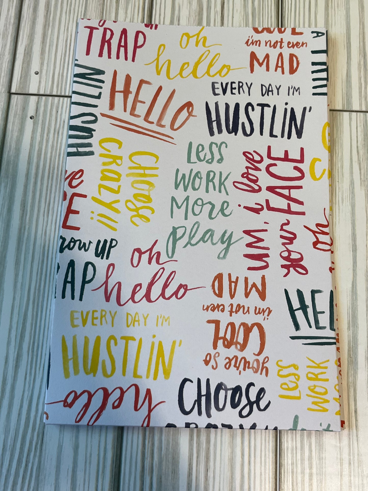Large notepads
