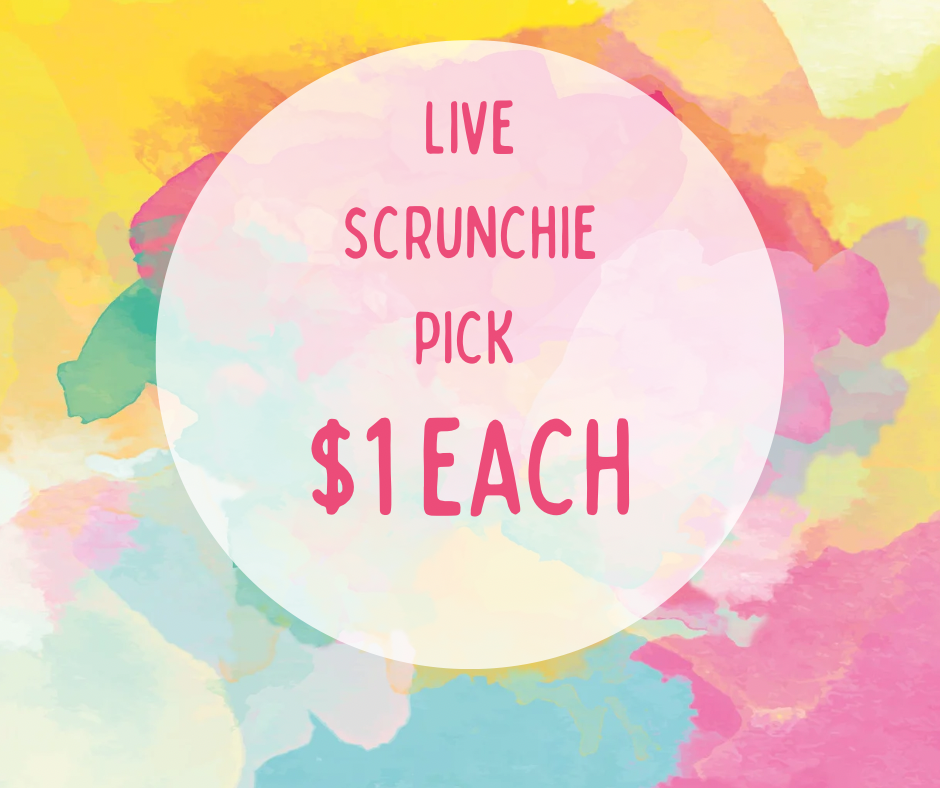 Live Scrunchie Pick