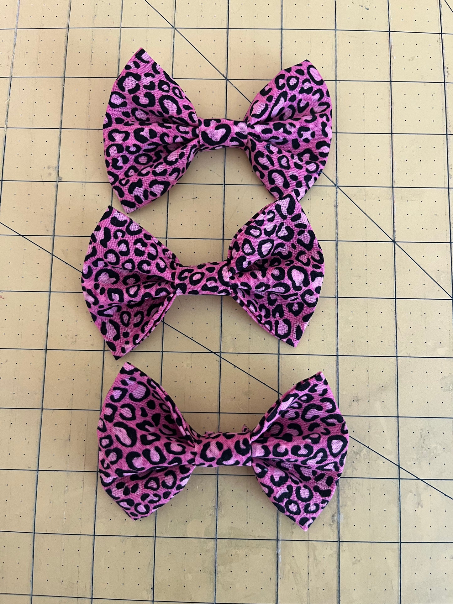 Fabric Bow Clips