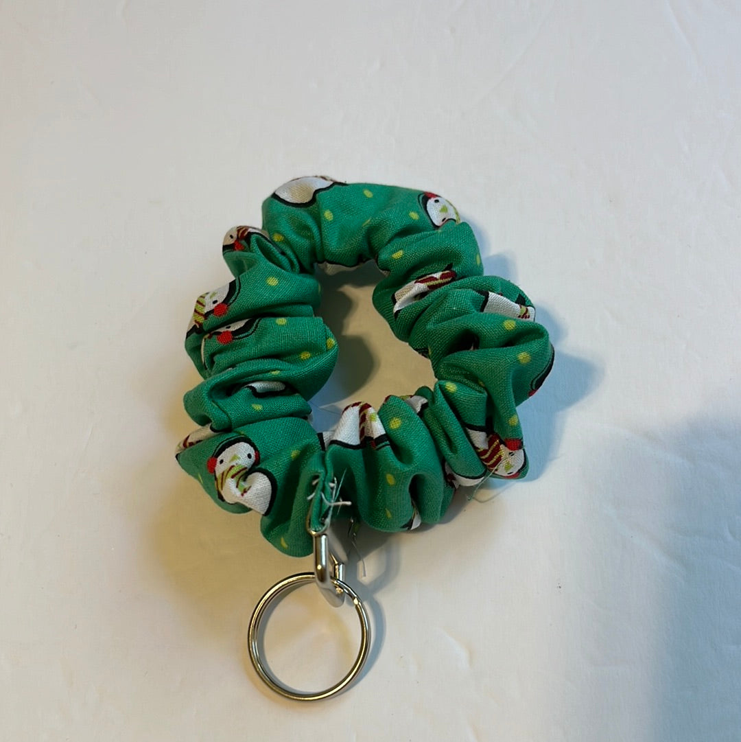 Scrunchie key fobs