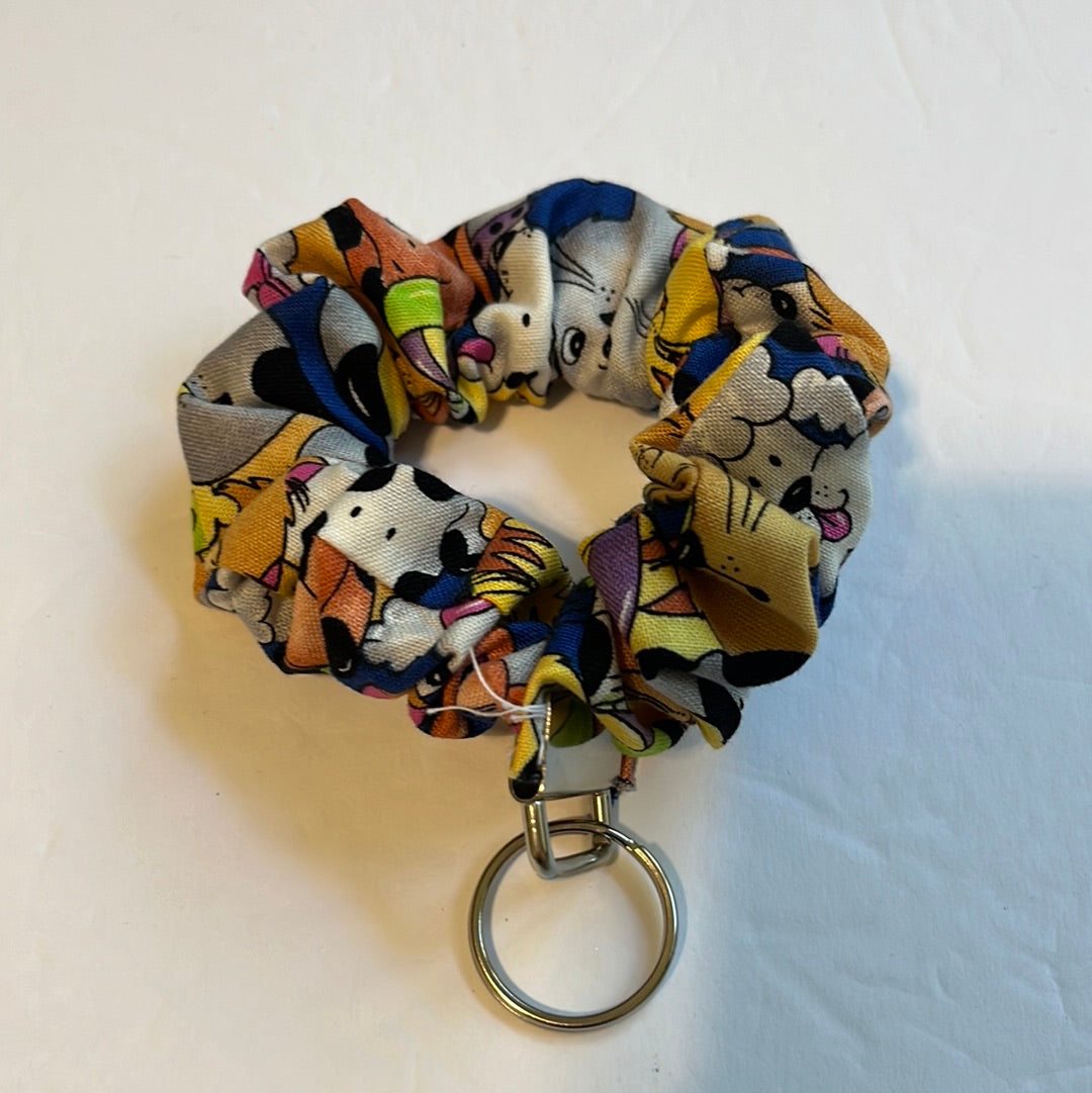 Scrunchie key fobs